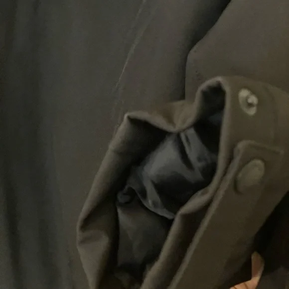 NEW NEVER WORN Black Levi Strauss Co. Coat with inner lining - Picture 6 of 9